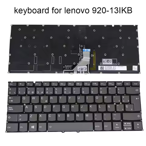 Spanish Laptop Keyboard for Lenovo Yoga 920 13ISK 13IKB 920-13 PC4VB-CS Latin Spain ES Computer Keyb