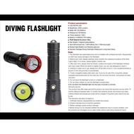 Tecna Diving Flashlight SST40 LED 2000 lm 21700 Fisherman Dive Light Rechargeable Underwater Waterproof Fishing*