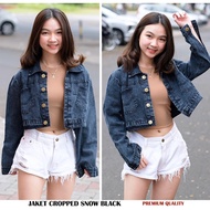 NOURAFASHION - JAKET JEANS EMALIA ACID LV 1903 / JAKET JEANS NO RAWIS / JAKET JEANS WASH / JAKET DEN