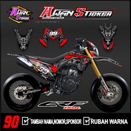 Sticker decal crf 150 l full body minimalist design accessories HONDA Fullbody decal CRF 150 L Trail