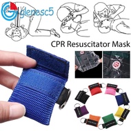 GLENES CPR Mask, Disposable Professional Emergency Face Shield, Practicle Nylon Bag Mouth Breath Key