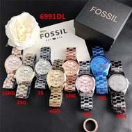 Fossil Luxury Fashion Men Watch  Business Sports Quartz Mens Watch Casual Round Dial Stainless Steel Leather Strap