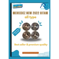 1pcs 75mm Mercedes-Benz Wheel Rim Cover All Ring 16 17 18 Black rice Plate
