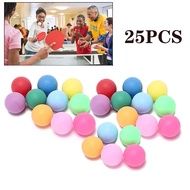 25Pcs/Pack Colored Pong Balls 40Mm Entertainment Table Tennis Balls Training High Elasticity Quality Ping Pong Balls P2