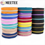 5/8/10/20M 5# Meetee Nylon Zipper By Meters Bag Coil Zippers Closure Jacket Zip Replacement Roll Zip