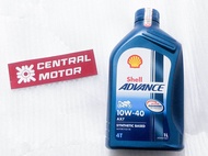 OLI OIL SHELL ADVANCE OLI SHELL AX7 10W-40 1L LITER 4T TAK MOTOR SPORT ORIGINAL