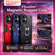 Vivo V40 Pro V40 V40 Lite 360 Rotate Magnet Stand Armor Case