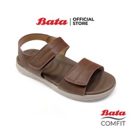 Bata บาจา Comfit รองเท้าแตะเพื่อสุขภาพ รองเท้าลำลอง สำหรับผู้ชาย - สีน้ำตาล รหัส 8614719