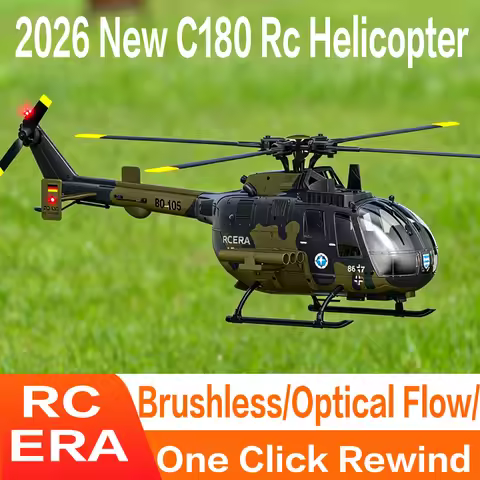 2026 Rc CRA C180 Bo105 Rc Helicopter Six Channel Single Propeller No Aileron Intelligent Positioning