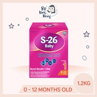 BB King Kong S-26 Baby Step 1 1.2KG BIB/Formulated Milk Powder (0-12 months) /Rumusan Bayi Langkah 1