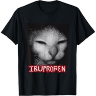 Ibuprofen Funny Cat Meme Vintage Unhinged Cringe T-Shirt Unisex T-Shirt