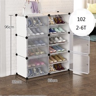 Inaso Rak Sepatu Susun Plastik Portable Kotak Lemari Sepatu Transparan Tebal Shoes Storage Box Tempa