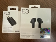 Sudio E3 Hybrid ANC Earbuds & FL2 Bluetooth Adapter