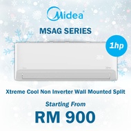 Midea Air Conditioner (1.0HP-2.5HP) Smart Control Wifi R32 Air Magic (Super Ionizer) MSAG / MSXS