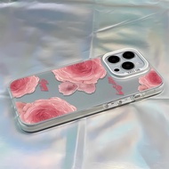 3 In1 Pink Rose For Vivo Iq00 Z6x Neo5se Z8x Z9-5g Z9 Turbo Iq00 Z9x Iq00 Z10 13 Phone Case Phone Ca