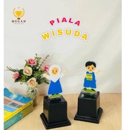 Custom Acrylic Graduation Trophy - Award Trophy