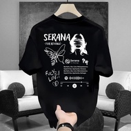 VIRAL LIRIC T-shirt SERANA FOR REVENGE SONGS T-shirt 24s Unisex Short Sleeve shirt