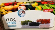 Neoflam  CLOC Glass 系列耐熱玻璃保鮮盒三件套