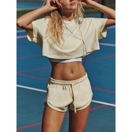 C0TT0N 0N hemmed shorts