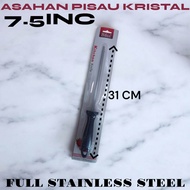 ASAHAN PISAU KRISTAL 7.5INC BASS GAGANG FIBER MOTIF BERKUALITAS G1207