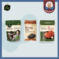 ONLINEKU.OS【CJ BIBIGO】 Korea Soysauce Seaweed Flakes 20g/ Stic Fried Kimchi 80g / Seasoned Seaweed 4g