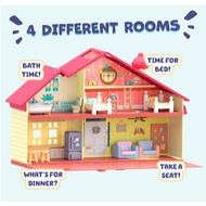 Bluey Toy House Playset, Mega Bundle Family Home & BBQ Playhouse Toys COMPLETE
