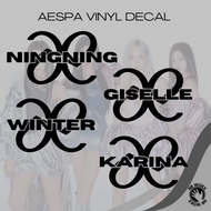 Aespa Karina Winter Giselle Ningning My Vinyl Decal Kpop Sticker