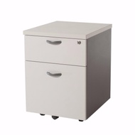 [Free Delivery &amp; Installation] 1-Drawer 1-Filing Mobile Pedestal / Mobile Drawer / Office Drawer (Grey Colour)