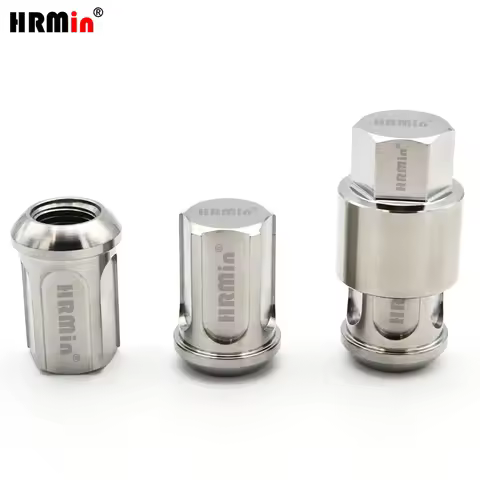 HRMin Gr.5 Titanium Ball Seat Anti-Theft Wheel Lug Nut Close End 4ps1key 20ps1key M12*1.5mm for Hond