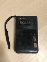 ABA Portable AM/FM Radio, Pre-owned.  ABA 便携式 AM/FM 收音机，二手。