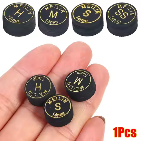 1Pcs Durable Snooker Pool Billards Cue Tips Pole Repair Accessories H/M/S/SS Billards Tip 14mm 9 Lay