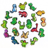 Cartoon Dinosaur PVC Buckles - Soft Rubber for Women's Shoes & Accessories