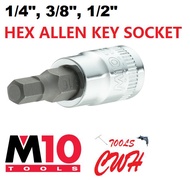 MM INCHES M10 HEXAGON HEX ALLEN KEY SOCKET RACHET L T HANDLE DRIVER CWH TOOLS BLACK HARDWARE BLACKHO