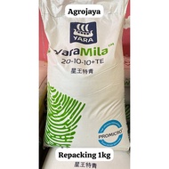 1KG Repack/ Baja Bunga Daun Fertilizer NPK 20-10-10 YaraMila Brand