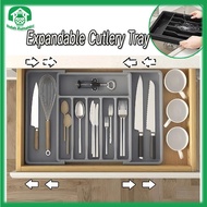 Expandable Cutlery Tray Divider Spoon Drawer Box Rack Cutlery Storage Rack Drawer Organizer