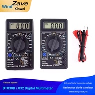 DT830B/832 Digital Multimeter Multimeter Measuring Voltage Resistance Diode Triode with Battery Mete