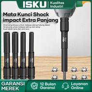 MATA ISKU 1/ 2 Impact Socket Extension Bits 8-14mm Anti-Rust CR-MO Extra Long Impact Wrench Bits