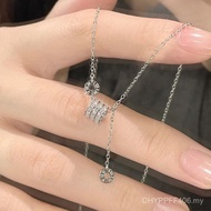 S999 for Girlfriend Clavicle Chain Gift All-Match Pure Silver Small Waist Female Pendant Necklace Ta