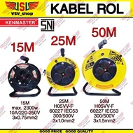 KENMASTER SNI Cable Roll 25m 50m Cable Roll