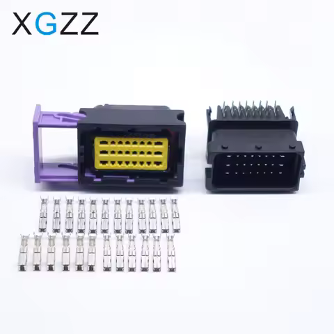 XG7242-1.5/2.5-11/21 FCI ECU Connector 24 Pin 24 Way Male And Female Housing Sealed Plug Socket 211P