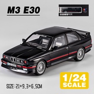 LEO 1:24 BMW M3 E30 Diecast Model Car Alloy Cars Toys Collection Gift For Kids Boy Girl