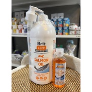 [Chai 100ml] Dầu Cá Hồi BRIT CARE 100ml - Dầu Cá Hỗ Trợ Tim Mạch Dưỡng Da Giảm Rụng Lông