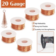 Coppers Wire, 24 Gauge,20Gauge Solids Coppers Wire for Jewelry Making Crafts, Electroculture Gardeni