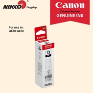 Canon 73 Black Cyan Magenta Yellow Refill Ink Bottles for Canon G570 G670 GI-73 GI 73 GI73