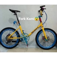 Custom Fork Rigid untuk Fixie / Hybrid / Minion / Roadbike / Sepeda