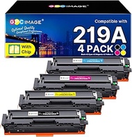 GPC IMAGE 219A (With Chip) Compatible with HP 219A Toner Set for Color Laserjet Pro MFP 3302FDWG Ton