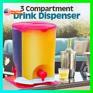 3 compartment drink dispenser - ajiisyam