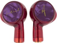 Initial A - yui - 0.56 inch (14.2 mm) Flat Drive Driver In-Ear Earphones, Purple, Approx. W 0.7 x H 