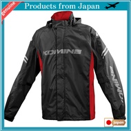 [KOMINE] Motorcycle Rain Jacket 03-5393 Men's KOMINE Black Red 2XL RK-5393