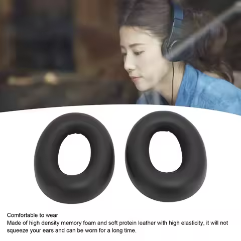2PCS Soft and Comfortable Replacement Ear Pads Noise Isolation Ear Cushions for Bowers Wilkins Px7 W